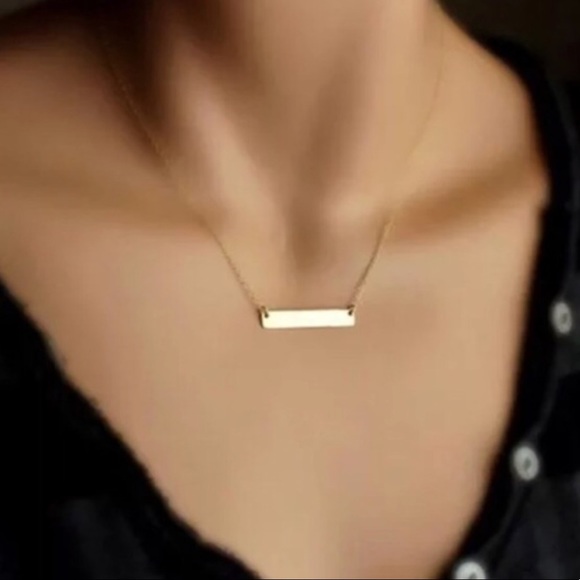 Jewelry - Beautiful Gold Filled Elegant Bar Necklace